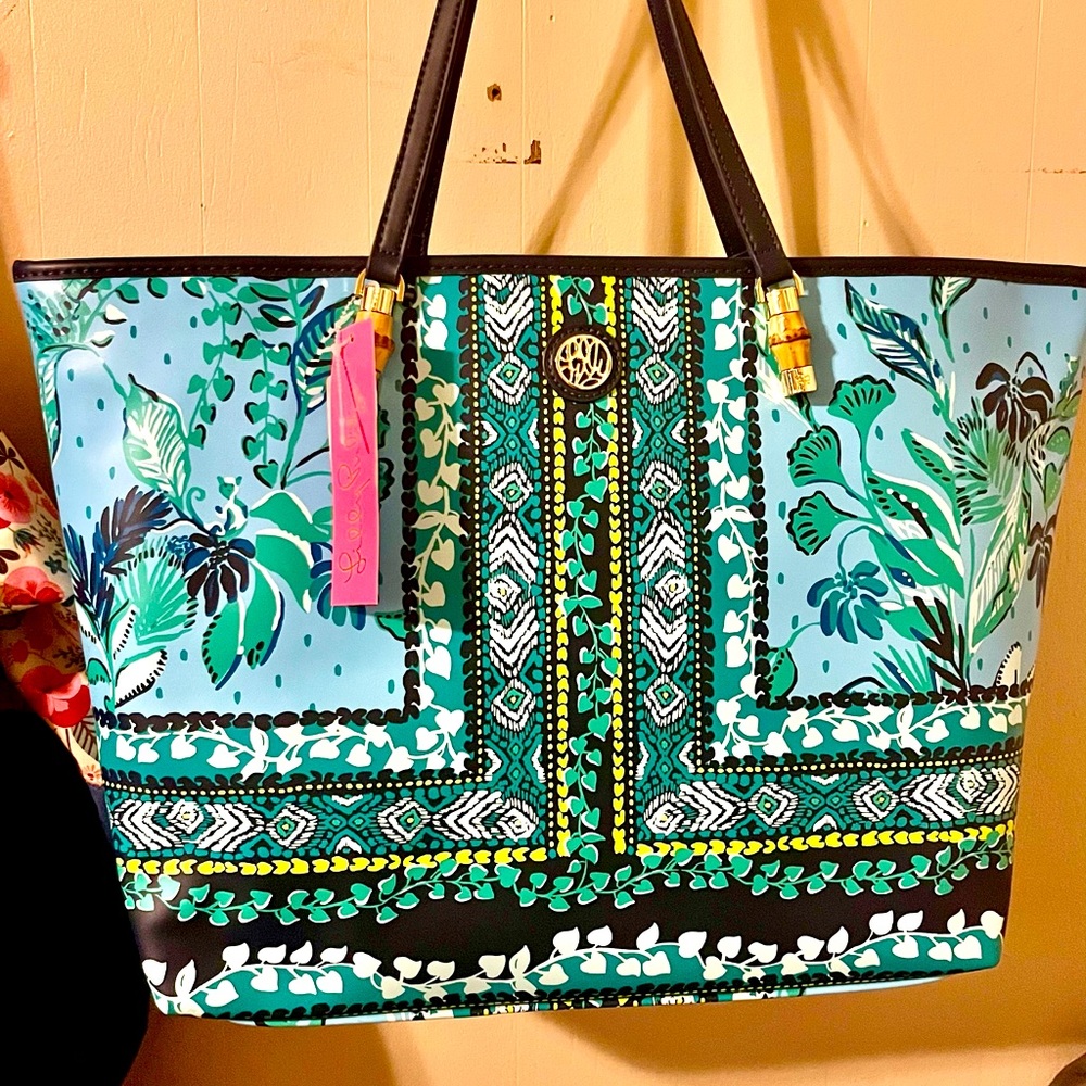 Lilly Pulitzer Meena Tote - Seabreeze Blue New with Tags/NWT